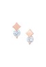 Korean Made Cubic Zirconia Stylish Dailywear Stud Earring For Women (KKGJERGS111848)